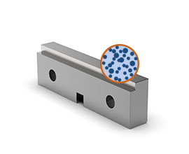 Step jaws, coarse with coating Step jaws, rough with coating
